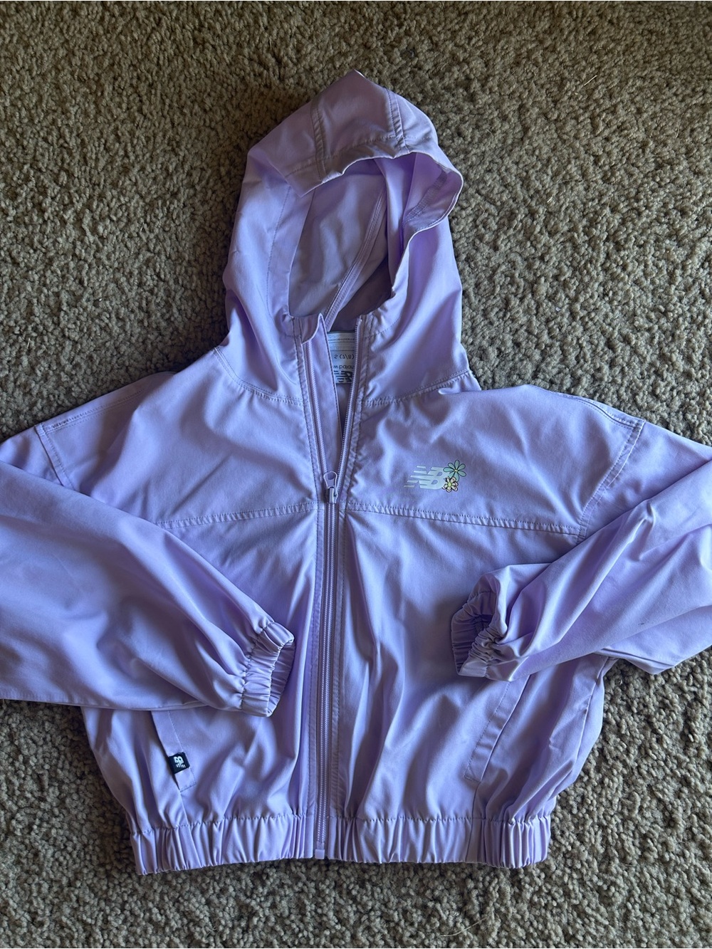 New Balance Lilac Zip Hoodie Jacket